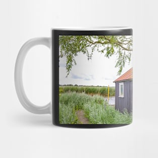 Wooden holiday rental on the waterfront of the River Bure Mug